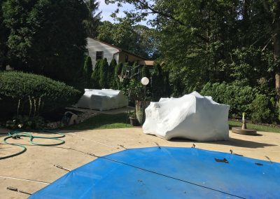 NJ Shrink Wrapping - Pool Outdoor Poll Furniture Covering 2