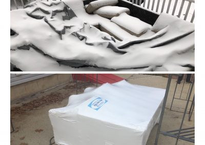 NYC Shrink Wrapping provides outdoor and rooftop furniture wrapping in New York City