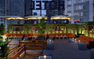 NYC Shrink Wrapping Provides Rooftop Bar Furniture Wrapping in New York City